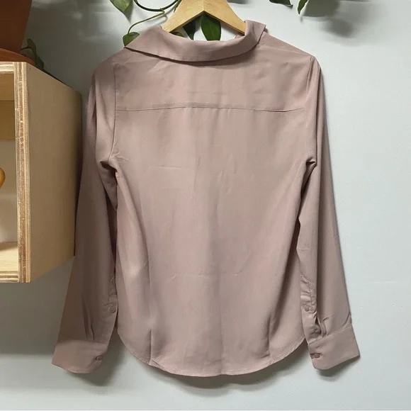 H&M Blush Pink Blouse | NWT - Picture 2 of 3